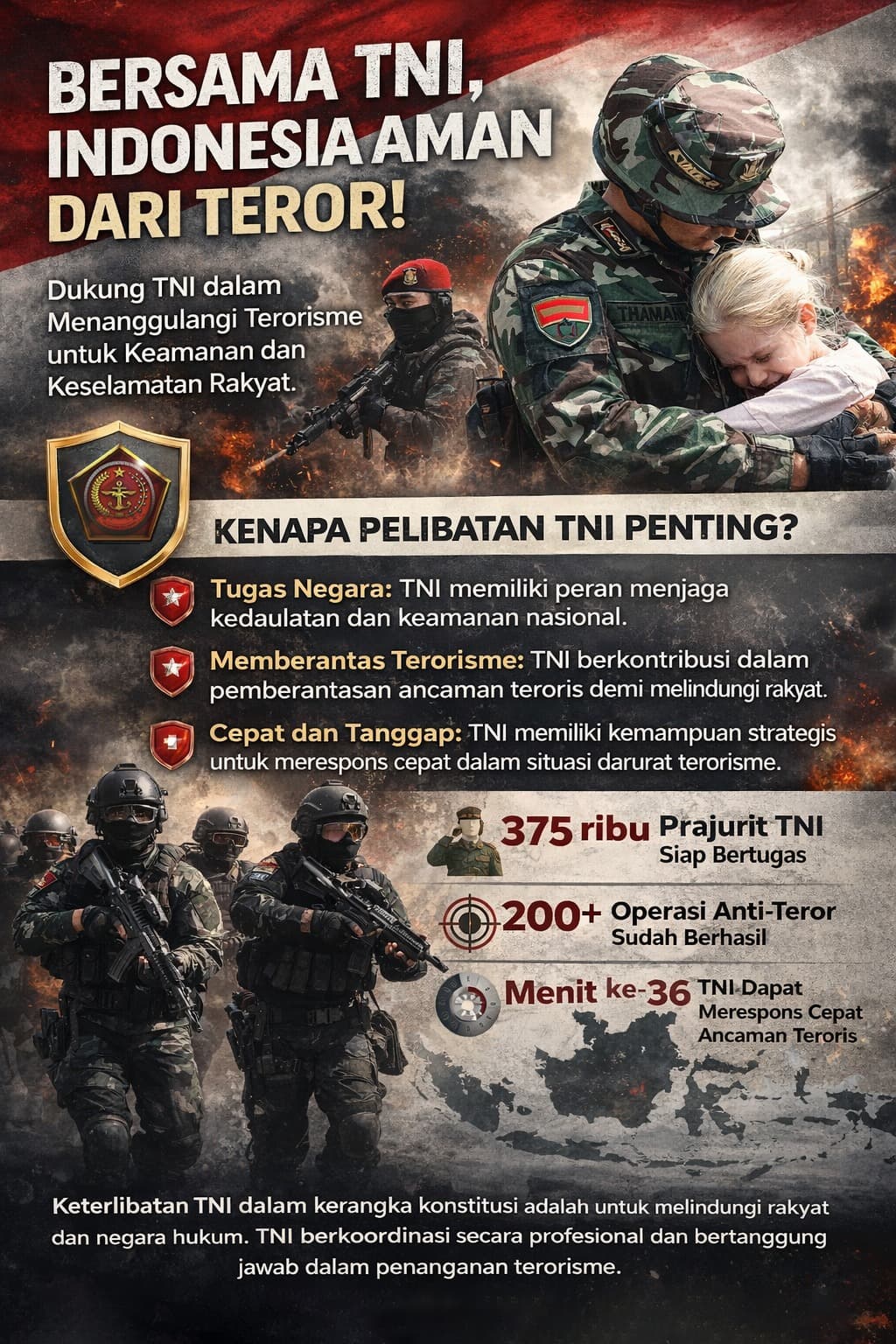 Negara Perkuat Perlindungan Warga Papua Melalui Ranperpres Pelibatan TNI dalam Penanggulangan Terorisme