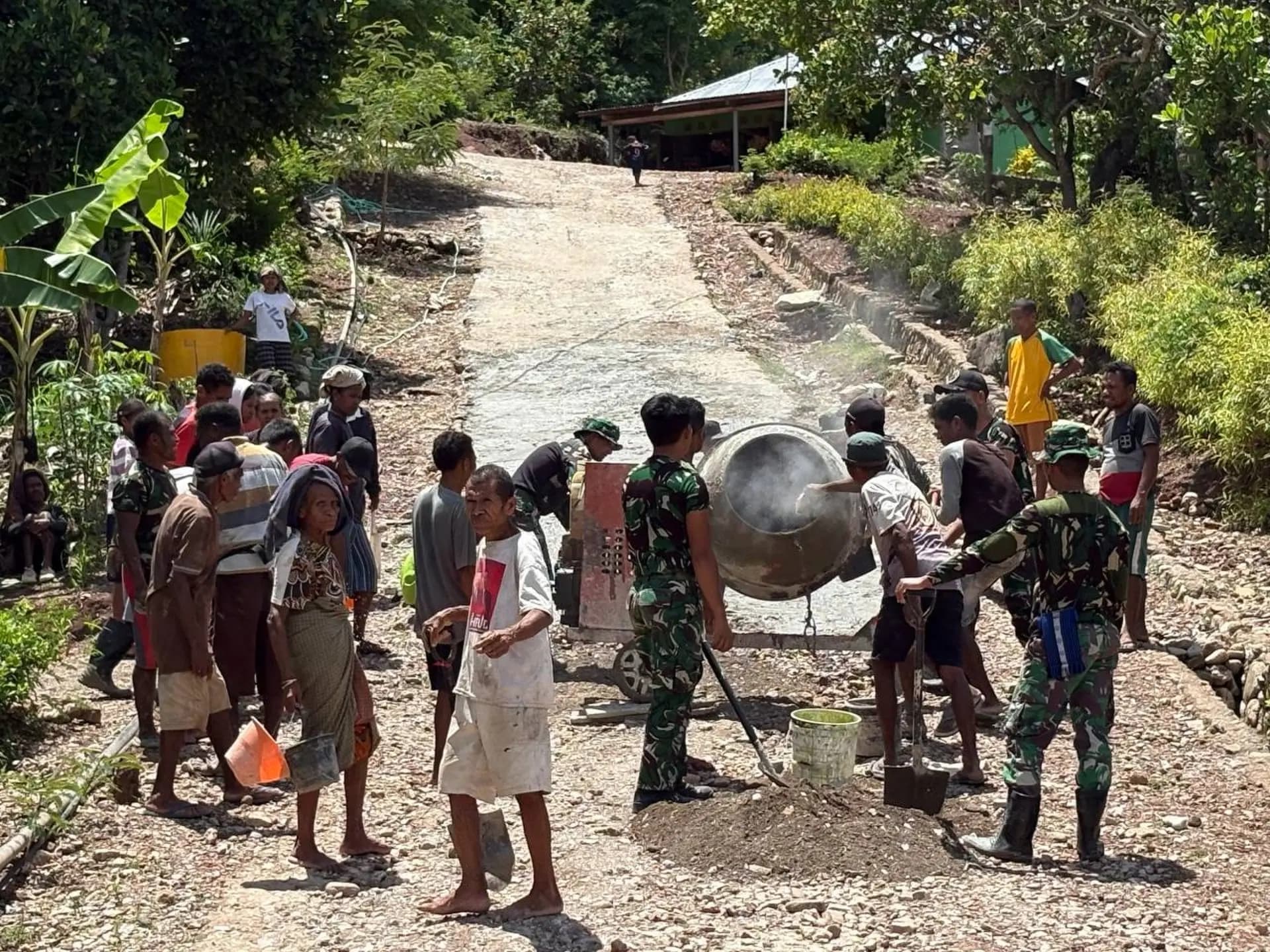 TNI Renovasi PAUD di Perbatasan RI–Timor Leste, Tingkatkan Fasilitas Belajar Anak Usia Dini