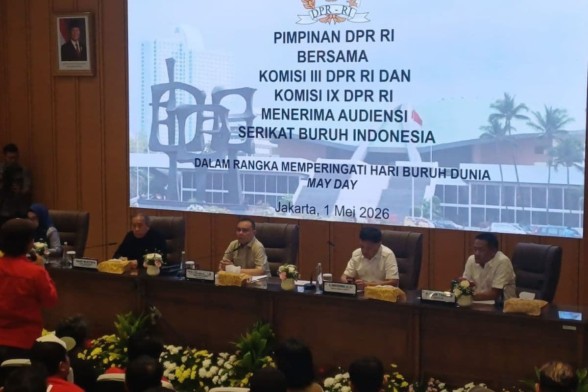 Buruh Audiensi ke DPR saat May Day 2026, Desak Percepatan UU Ketenagakerjaan Baru