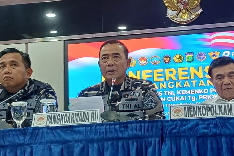 TNI AL Perketat Pengawasan Selat Malaka dan Laut China Selatan untuk Cegah Penyelundupan