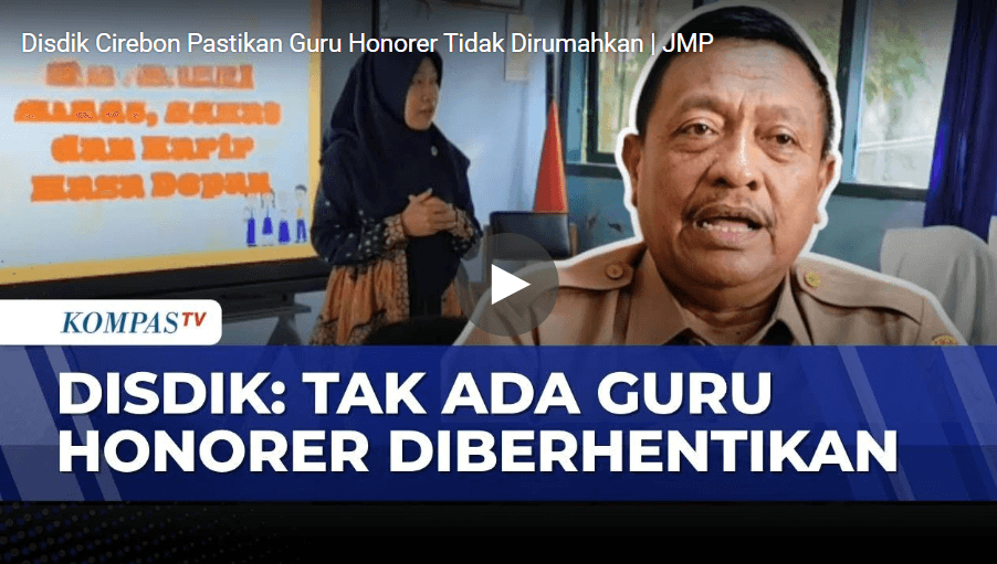 Disdik Cirebon Pastikan Guru Honorer Tidak Dirumahkan Meski Ada Aturan Penataan Non-ASN