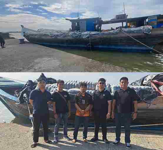 TNI AL dan Bea Cukai Gagalkan Penyelundupan 400 Koli Pakaian Bekas Ilegal Asal Malaysia
