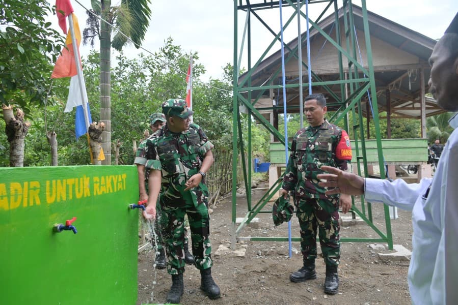 TMMD ke-129 Pidie Tuntaskan Sumur Bor dan Sanitasi Perkuat Akses Air Bersih Warga