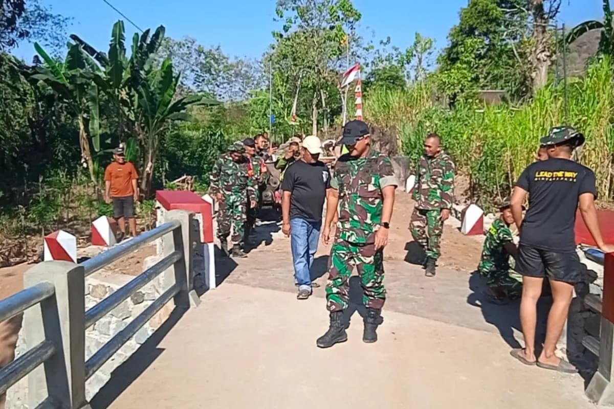 TMMD ke-129 Ponorogo Dikebut Dansatgas Pastikan Seluruh Proyek Rampung Tepat Waktu