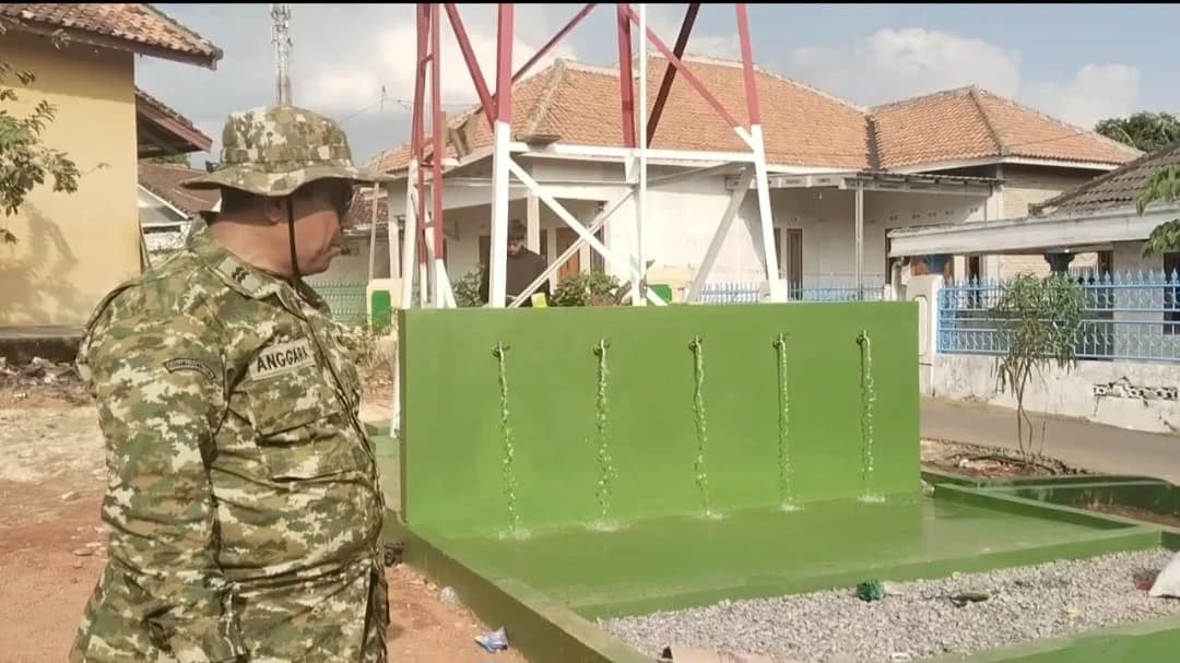 TNI AD Rampungkan Sumur Bor untuk Penuhi Kebutuhan Air Bersih 40 Keluarga di Lampung Utara