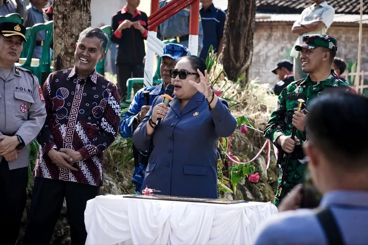 TMMD Gunungkidul Tuntas Jalan Beton 575 Meter Perkuat Akses Warga Umbulrejo
