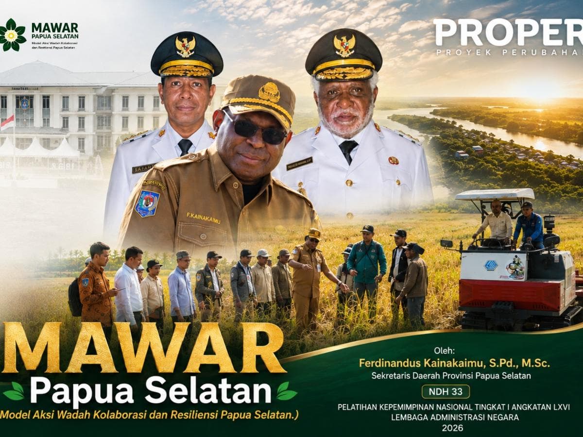 Sekda Papua Selatan Gagas MAWAR, Perkuat Kolaborasi dan Pengawalan Prioritas Pembangunan
