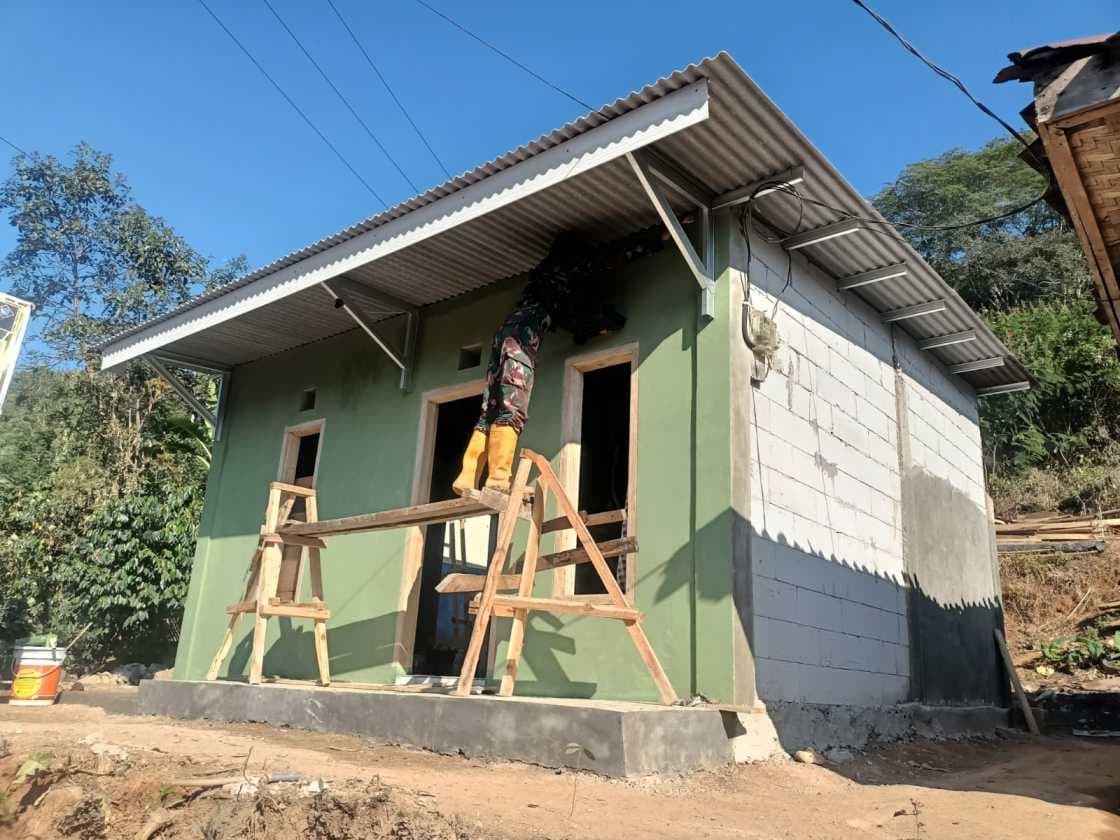Satgas TMMD Kodim 0608 Cianjur Percepat Renovasi RTLH Tanpa Abaikan Kualitas Pekerjaan