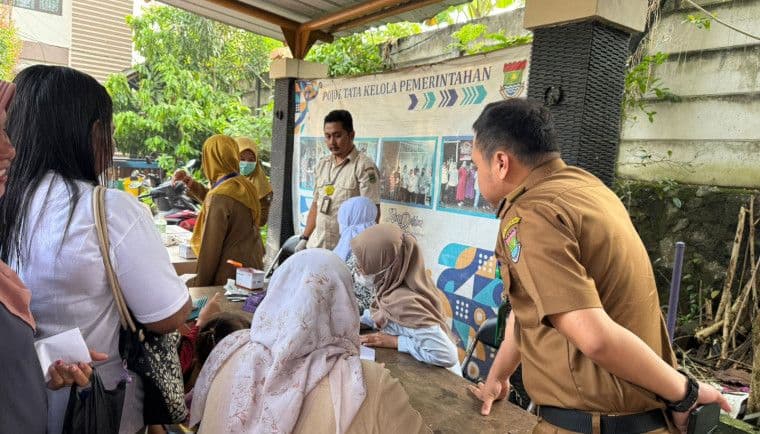 Puskesmas Cisauk Kabupaten Tangerang Banten Gelar Cek Kesehatan Gratis untuk Warga