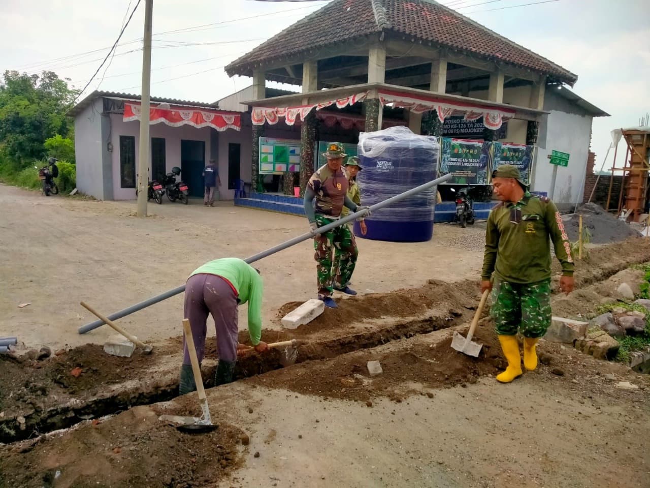 Sasaran Fisik TMMD Kodim 0815 Mojokerto Capai 100 Persen Warga Sumbertanggul Nikmati Hasil Pembangunan