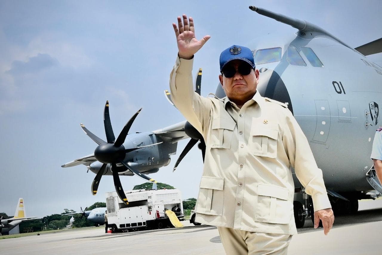 Isu Presiden Prabowo Gunakan Dua Pesawat Saat Lawatan Luar Negeri Dipastikan Tidak Benar
