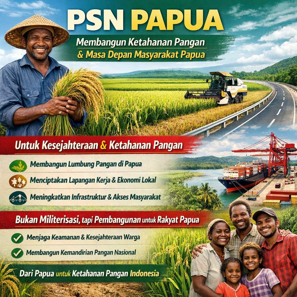 PSN Papua: Membangun Ketahanan Pangan dan Masa Depan Masyarakat Papua