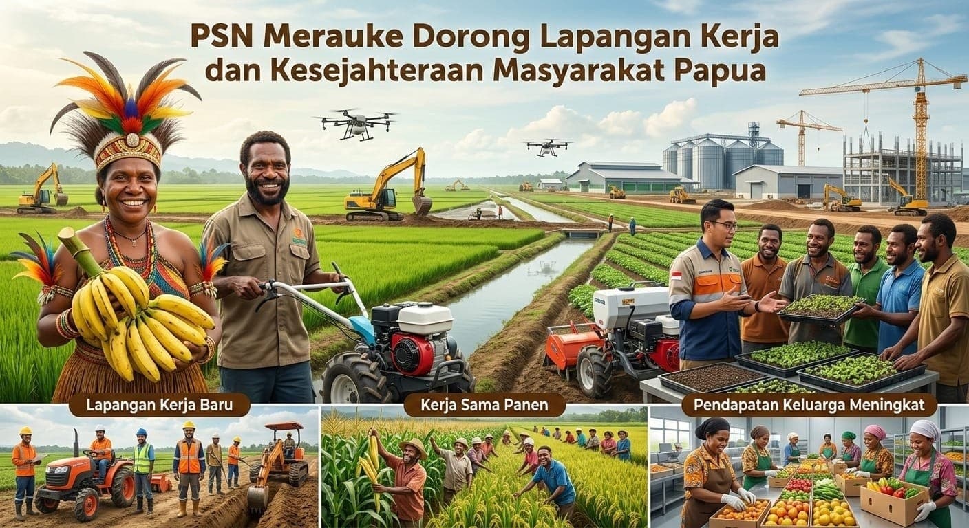 PSN Merauke Dorong Lapangan Kerja dan Peningkatan Kesejahteraan Masyarakat Papua