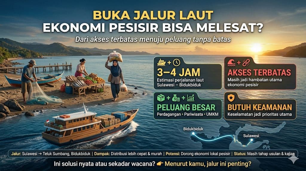 Mendorong Konektivitas Laut Demi Kebangkitan Ekonomi Pesisir Berau yang Selama Ini Terpinggirkan
