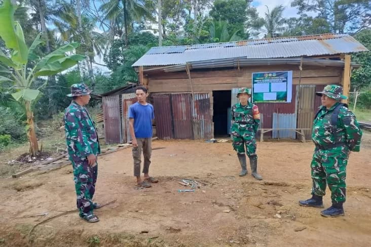 TMMD ke-128 di Sarolangun Bangun RTLH, Rumah Warga Disulap Jadi Layak Huni