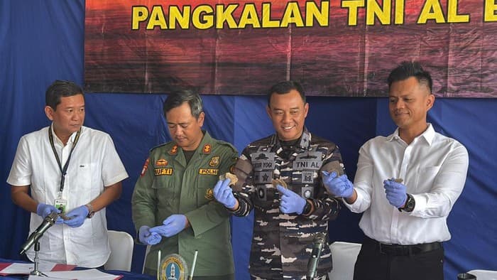 TNI AL Gagalkan Penyelundupan 780 Kg Sisik Trenggiling Senilai Rp 46,8 Miliar di Perairan Banten