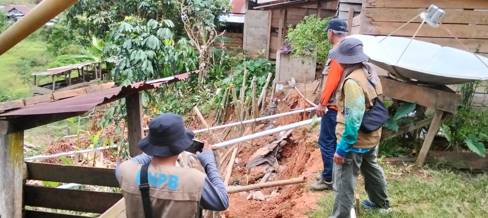 BPBD Nunukan Tinjau Lokasi Longsor di Krayan Timur, Siapkan Langkah Mitigasi