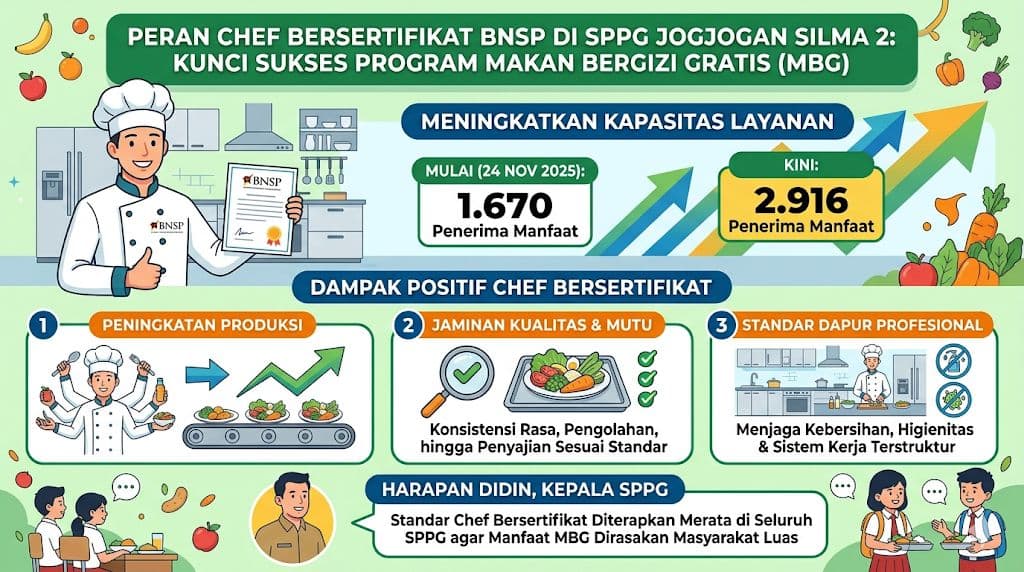 Chef Bersertifikat BNSP Tingkatkan Kapasitas dan Mutu Layanan MBG di Bogor