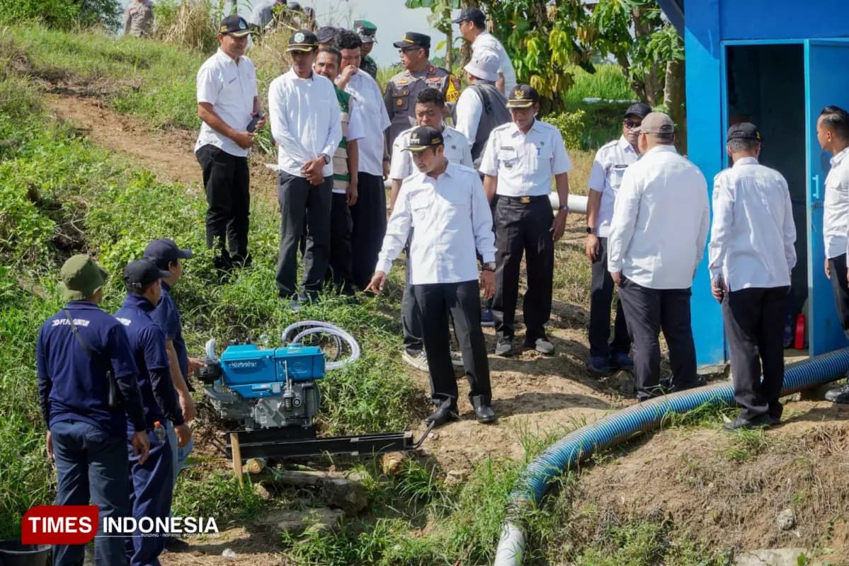 Pemerintah Perkuat Pompanisasi di Lamongan Hadapi Ancaman El Nino, Targetkan Produksi Pangan Tetap Stabil