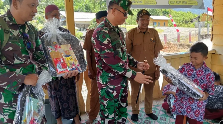 Kodim 0105/Aceh Barat Salurkan Perlengkapan Sekolah, Dukung Semangat Belajar Anak di Hari Anak Nasional