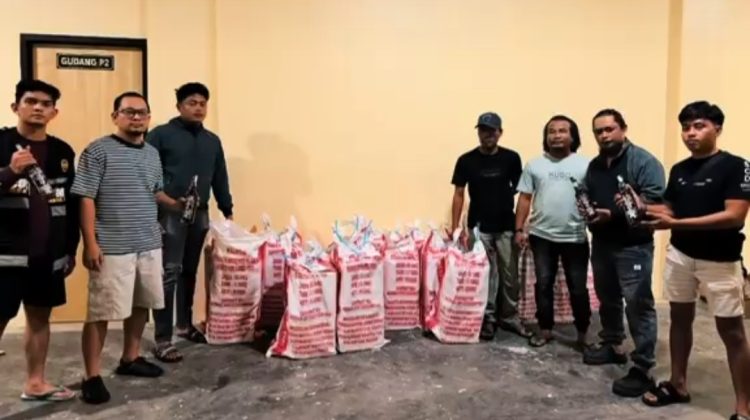 Aparat Gabungan Gagalkan Penyelundupan 480 Botol Miras Ilegal di Perbatasan Nunukan