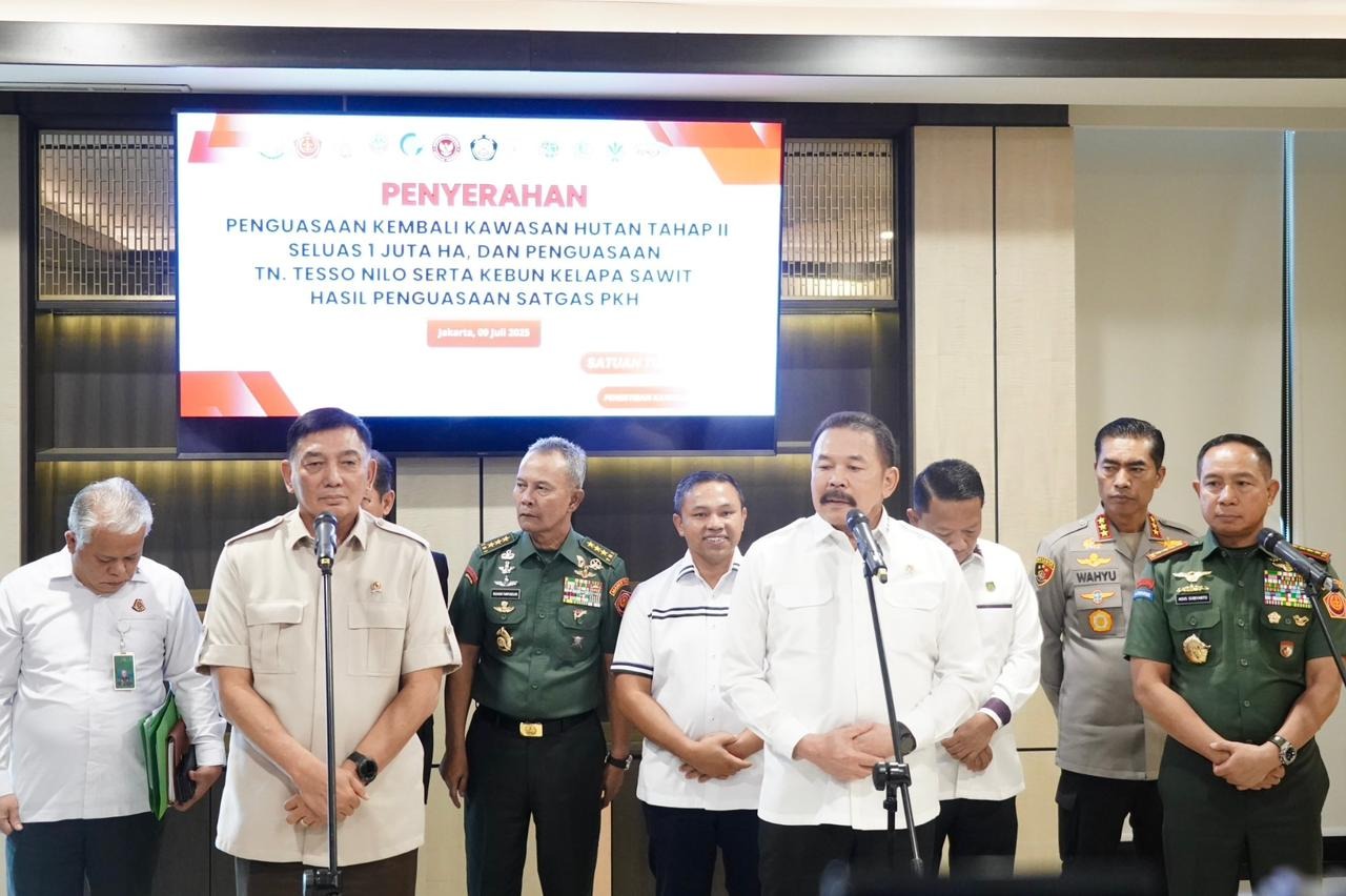 TNI di Garda Terdepan! 394 Ribu Hektar Sawit Ilegal Berhasil Dikembalikan ke Negara