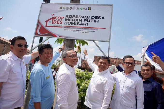 Koperasi Merah Putih Lampung Selatan Sebagai Percontohan Ekonomi Kerakyatan