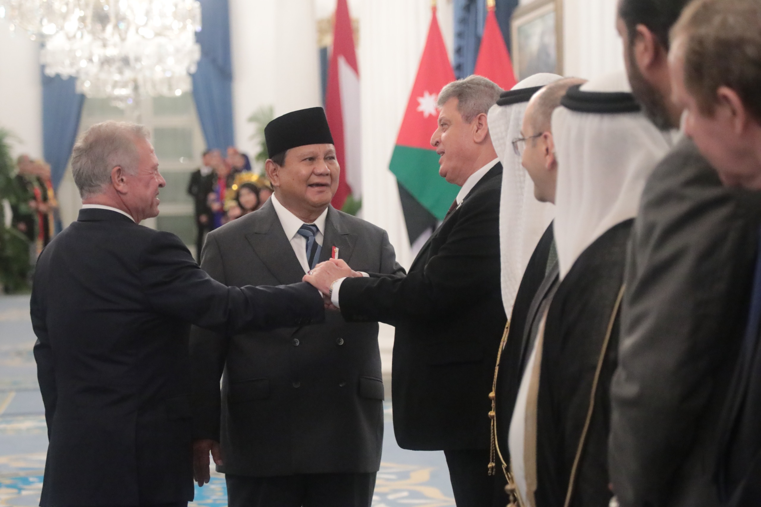 Bersama Raja Yordania, Prabowo Tegaskan Solidaritas Indonesia untuk Palestina