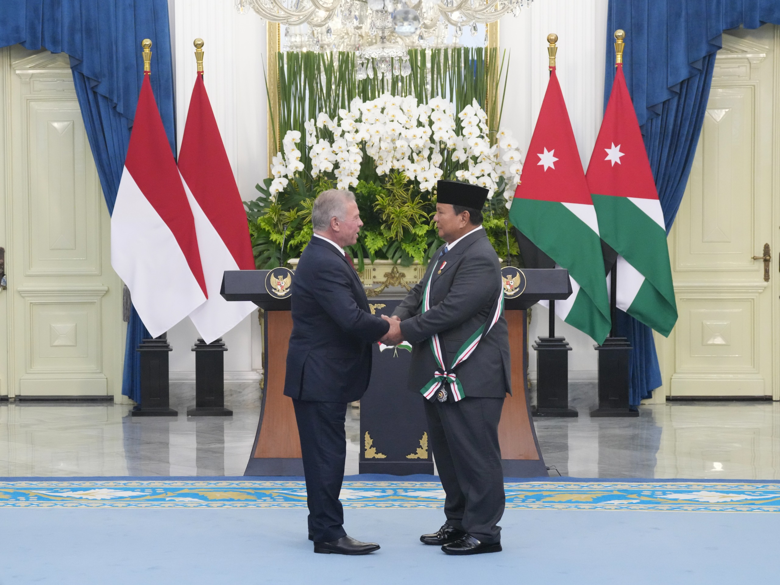 Raja Abdullah II Kagumi Determinasi Prabowo, Konsisten Layani Rakyat Sejak Prajurit